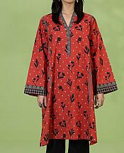 Red Lawn Kurti- Pakistani Designer Lawn Dress