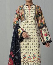 Cream Cotton Suit- Pakistani Winter Dress