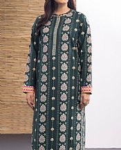 Charcoal Cotton Kurti- Pakistani Winter Dress