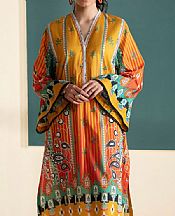 Orange Lawn Kurti- Pakistani Lawn Dress
