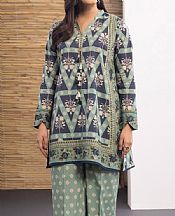 Mint Green Lawn Suit (2 Pcs)- Pakistani Lawn Dress