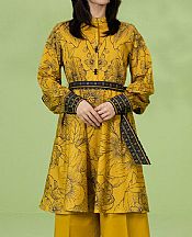 Mustard Lawn Suit (2 Pcs)- Pakistani Lawn Dress