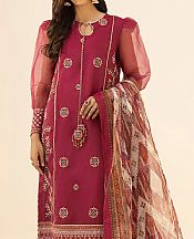 Crimson Organza Suit- Pakistani Chiffon Dress