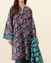 Sapphire Teal Khaddar Suit (2 Pcs)- Pakistani Winter Dress