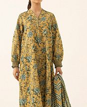 Sapphire Khaki Khaddar Suit (2 Pcs)- Pakistani Winter Dress