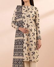 Sapphire Ivory/Black Lawn Suit (2 Pcs)- Pakistani Designer Lawn Suits