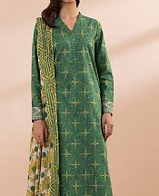 Sapphire Green Lawn Suit (2 Pcs)- Pakistani Designer Lawn Suits