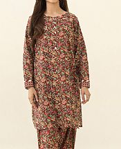Sapphire Brown Khaddar Suit (2 Pcs)- Pakistani Winter Clothing