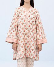 Sapphire Beige/Coral Khaddar Suit (2 pcs)- Pakistani Winter Clothing