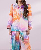 Sapphire Multicolor Lawn Suit (2 Pcs)- Pakistani Designer Lawn Suits