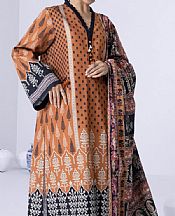 Rust Khaddar Suit- Pakistani Winter Dress