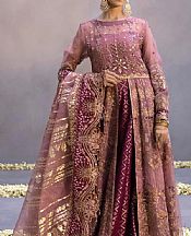 Tea Rose Organza Suit- Pakistani Chiffon Dress
