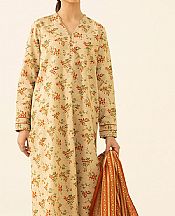 Sapphire Tan Khaddar Suit- Pakistani Winter Dress