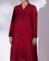 Crimson Dobby Suit (2 Pcs)- Pakistani Winter Dress