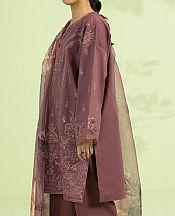 Dark Mauve Lawn Suit- Pakistani Lawn Dress