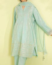Sky Blue Cotton Suit- Pakistani Lawn Dress