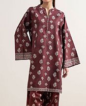 Sapphire Auburn Red Lawn Suit (2 Pcs)- Pakistani Lawn Dress