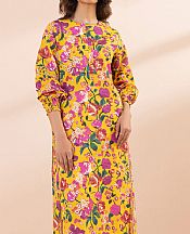 Sapphire Mustard Lawn Kurti- Pakistani Lawn Dress