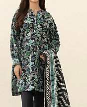 Sapphire Black Khaddar Suit (2 Pcs)- Pakistani Winter Dress