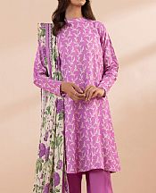 Sapphire Pink Lawn Suit (2 Pcs)- Pakistani Designer Lawn Suits