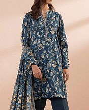 Sapphire Midnight Blue Lawn Suit (2 Pcs)- Pakistani Lawn Dress