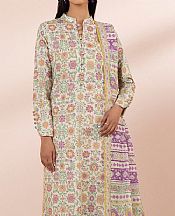 Sapphire Off-white Lawn Suit (2 Pcs)- Pakistani Lawn Dress