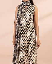 Sapphire Ivory/Black Lawn Suit (2 Pcs)- Pakistani Lawn Dress
