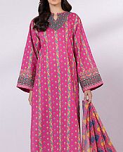Sapphire Pink Lawn Suit (2 Pcs)- Pakistani Lawn Dress