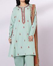 Sapphire Turquoise Lawn Suit (2 Pcs)- Pakistani Designer Lawn Suits