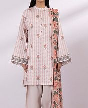 Sapphire Ivory Lawn Suit (2 Pcs)- Pakistani Designer Lawn Suits