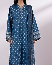 Sapphire Navy Lawn Suit (2 Pcs)- Pakistani Designer Lawn Suits
