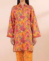 Sapphire Orange Lawn Suit (2 Pcs)- Pakistani Lawn Dress