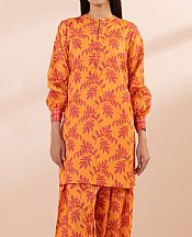 Sapphire Orange Lawn Suit (2 Pcs)- Pakistani Designer Lawn Suits