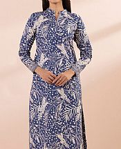 Sapphire Blue Lawn Suit (2 Pcs)- Pakistani Lawn Dress