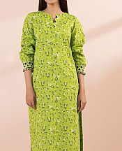 Sapphire Parrot Green Lawn Suit (2 Pcs)- Pakistani Lawn Dress