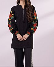 Sapphire Black Cotton Suit (2 Pcs)- Pakistani Designer Lawn Suits