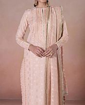 Dust Pink Jacquard Suit- Pakistani Winter Dress