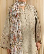 Sapphire Grey Jacquard Suit- Pakistani Designer Lawn Suits