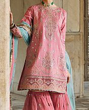 Sapphire Blush Pink Silk Suit- Pakistani Designer Chiffon Suit