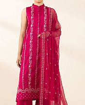 Sapphire Ruby Red Cotton Suit- Pakistani Lawn Dress