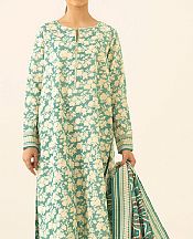 Sapphire Cream/Sage Khaddar Suit- Pakistani Winter Dress