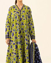 Sapphire Parrot/Blue Khaddar Suit- Pakistani Winter Dress
