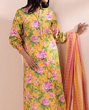 Sapphire Yellow Lawn Suit- Pakistani Designer Lawn Suits