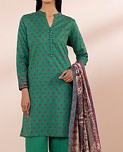 Sapphire Teal Green Lawn Suit- Pakistani Lawn Dress
