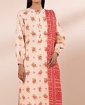 Sapphire Cream Lawn Suit- Pakistani Lawn Dress
