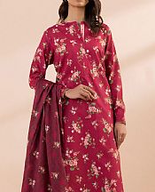 Sapphire Crimson Lawn Suit- Pakistani Lawn Dress