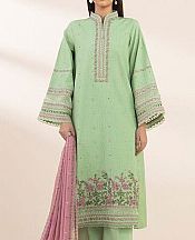 Sapphire Laurel Green Dobby Suit- Pakistani Lawn Dress