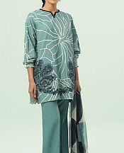 Sapphire Aqua Khaddar Suit- Pakistani Winter Dress
