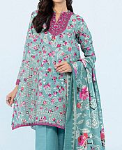 Sapphire Light Turquoise Khaddar Suit- Pakistani Winter Clothing