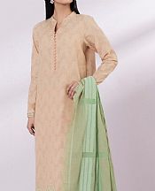 Sapphire Tan Jacquard Suit- Pakistani Lawn Dress